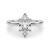 2 ctw Marquise Lab Grown Certified Diamond Solitaire Engagement Ring
